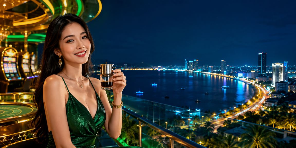 Người dùng tại Đà Nẵng trải nghiệm slot game trực tuyến tại quán cà phê